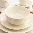 Serwis obiadowo-kawowy na 6 osób (42el.) Bogucice - Base Cream 1232