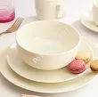 Serwis obiadowo-kawowy na 6 osób (42el.) Bogucice - Base Cream 1232