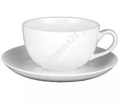 Filiżanka ze spodkiem 0,45 L / 17,5 cm Lubiana - DOROTA (nr 1901, 1915)