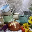 Filiżanka ze spodkiem 0,3 L / 16 cm Bogucice - Alumina Cottage Tiffany 1093