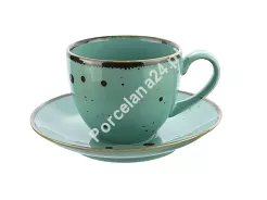 Filiżanka ze spodkiem 0,3 L / 16 cm Bogucice - Alumina Cottage Tiffany 1093
