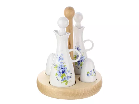 Komplet do przypraw (5el) Lubiana - 7218 Niezapominajka