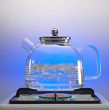 Czajnik 1,75L szklany z pokrywą stalową (do gotowania wody) Trendglas - 4E.111014 (bez niklu)