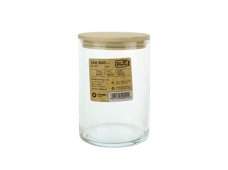 Słój 880 ml Trend Glass - Eco Storage 44.TG-35543EC