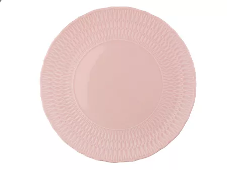 Talerz płytki 28 cm Ćmielów - Sofia LB07 Różowy