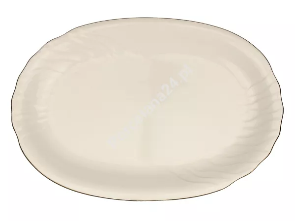 Półmisek 33,5 cm Karolina - Aloha FBC 23011 GOLD ecru Półmisek 33,5 cm Karolina - Aloha FBC 23011 GOLD ecru