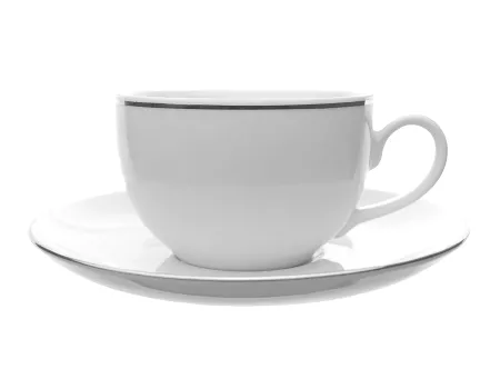 Filiżanka ze spodkiem 0,25 L / 15,7 cm Chodzież - Yvonne 9718 PLATYNOWA LINIA
