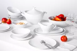 Serwis obiadowy na 6 osób (24 el) Altom Design - MariaPaula Moderna Biała