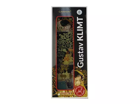 Komplet 4 szt. szklanych podkładek 10,5x10,5 cm. Carmani - Gustav Klimt 195-0050