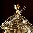 Pojemnik szklany na miód 15 cm Bohemia - Gold Bee 4SB.802022