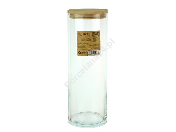 Pojemnik szklany 1830 ml Trend Glass - Eco Storage 44.TG-35588EC Pojemnik szklany 1830 ml Trend Glass - Eco Storage 44.TG-35588EC