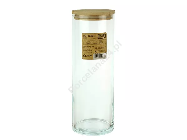 Pojemnik szklany 1830 ml Trend Glass - Eco Storage 44.TG-35588EC Pojemnik szklany 1830 ml Trend Glass - Eco Storage 44.TG-35588EC