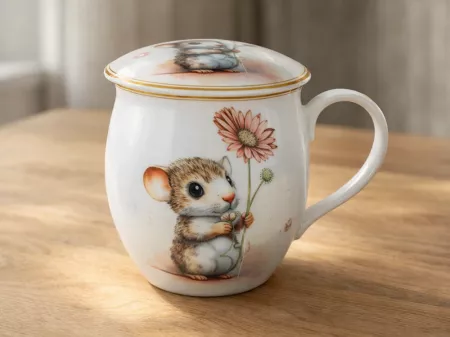 Kubek beczka 0,47 L Carmani - Nornica w ogrodzie 33.840-9436