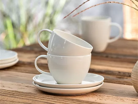 Filiżanka ze spodkiem 0,24 L / 15 cm Villa Italia - Simply Fine GL0082