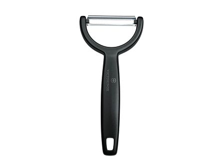 Obieraczka pozioma 16 cm Victorinox - Czarna ząbkowane ostrze V.AK.6.0963.3