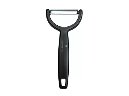 Obieraczka pozioma 16 cm Victorinox - Czarna ząbkowane ostrze V.AK.6.0963.3