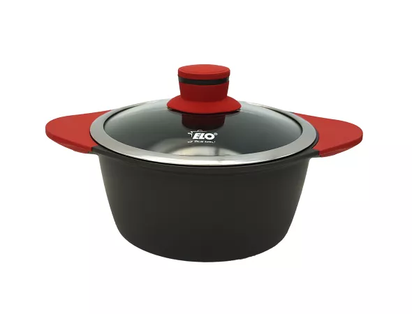 Garnek z pokrywą 16 cm / 1,1 L  Elo Stahlwaren Germany - Lava 11.63016 Garnek z pokrywą 16 cm / 1,1 L  Elo Stahlwaren Germany - Lava 11.63016