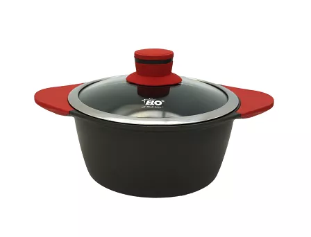 Garnek z pokrywą 16 cm / 1,1 L  Elo Stahlwaren Germany - Lava 11.63016