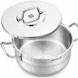 Garnek z pokrywą Astra 12,5 L 30x18 - Korkmaz - A2028