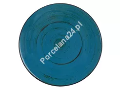 Talerz płytki 28 cm Bogucice - Alumina Nostalgia Lazur 991