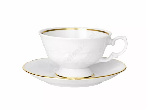Filiżanka ze spodkiem 0,20 L / 14 cm Chodzież - Fryderyka 3616 Złota Linia Filiżanka ze spodkiem 0,20 L / 14 cm Chodzież - Fryderyka 3616 Złota Linia