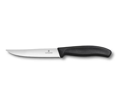 Nóż do steków / pizzy 12 cm Victorinox - Swiss Classic Black Gourmet V.SC.B.6.7933.12