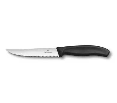 Nóż do steków / pizzy 12 cm Victorinox - Swiss Classic Black Gourmet V.SC.B.6.7933.12