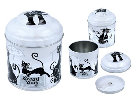 Puszka 11 cm Carmani - Koty / Crazy Cats 33.007-2170