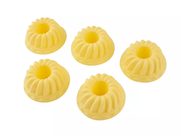 Foremki silikonowe na babeczki (5 szt.) Altom Design - Żółte 07.AK.1107 Foremki silikonowe na babeczki (5 szt.) Altom Design - Żółte 07.AK.1107