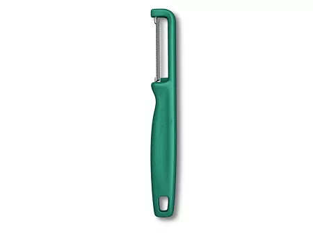 Obieraczka pionowa 16 cm Victorinox - Zielona ząbkowane ostrze V.AK.6.0943.4
