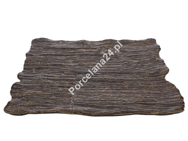 Talerz kwadratowy 30 cm Kera Ceramika - Moku Cristall Hematyt Talerz kwadratowy 30 cm Kera Ceramika - Moku Cristall Hematyt
