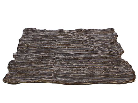 Talerz kwadratowy 30 cm Kera Ceramika - Moku Cristall Hematyt