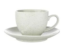 Filiżanka ze spodkiem 0,3 L / 16 cm  Bogucice - Alumina Granite Cool White 1128