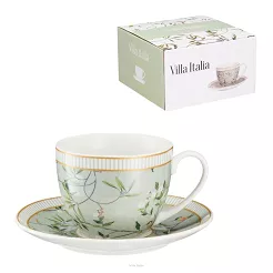 Filiżanka ze spodkiem 0,24 L Villa Italia - Noriko Green 09E.NOG.FS24