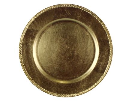 Podkładka pod talerz 33 cm Altom Design - Relief Złota 07.PODK.8958