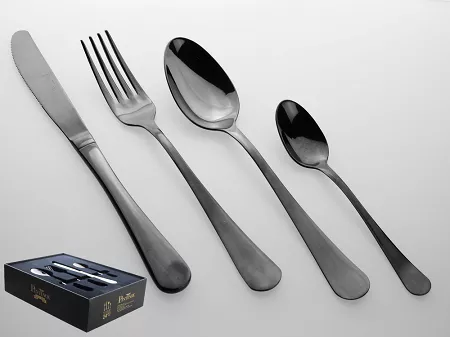 Komplet sztućców 24 cz. na 6 osób PINTINOX - Stresa Tytan (2.0 mm) - pudełko 23.1PI0.7091.K24