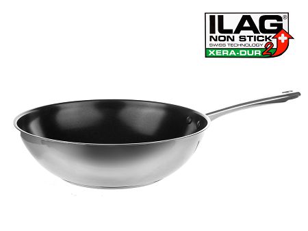 Wok stalowy z powłoką ceramiczną 28 cm Gerlach - Solid Lite 344R