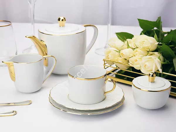 Garnitur do kawy na 6 osób (21 el.) Porcel - Empire Gold Garnitur do kawy na 6 osób (21 el.) Porcel - Empire Gold