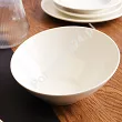 Serwis obiadowy 12 osób (40 el.) Rinart - Banquet (z rantem) ecru