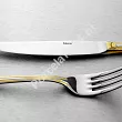Komplet sztućców 65 cz. na 12 osób Hisar - Topkapi Gold (3.0/2.5 mm) złocone