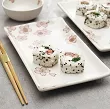 Zestaw do sushi dla 2 osób (4 el.) z pałeczkami Tokyo Design Studio - Sakura White 33758