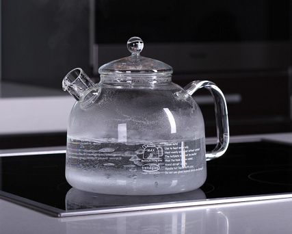 Czajnik 1,75L szklany z pokrywą (do gotowania wody) Trendglas - 4E.111007 (bez niklu)