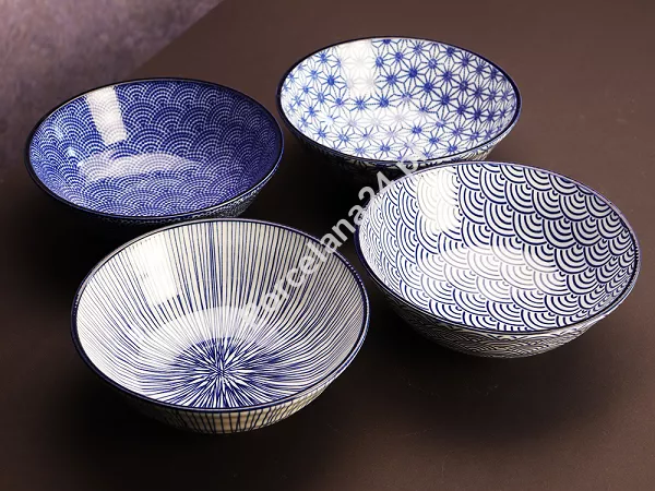 Komplet misek do ramenu 21 cm/1 L Tokyo Design Studio - Mix 18357 Komplet misek do ramenu 21 cm/1 L Tokyo Design Studio - Mix 18357