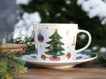 Komplet 2 filiżanek 0,27 L Duo - Around Christmas Tree 15.ACHT.K2FS