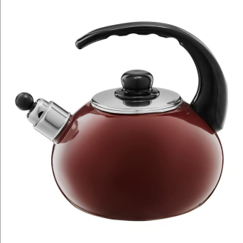 Czajnik emaliowany 2,5 L Emalia Olkusz - Bordowy 1D.CZA.50867