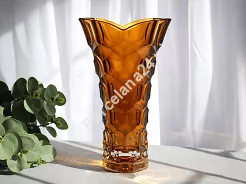 Wazon 35,5 cm Bohemia - Honey Comb Smokey Honey 114969
