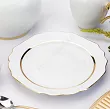 Garnitur do kawy na 6 osób (21 el.) Porcel - Premium Gold