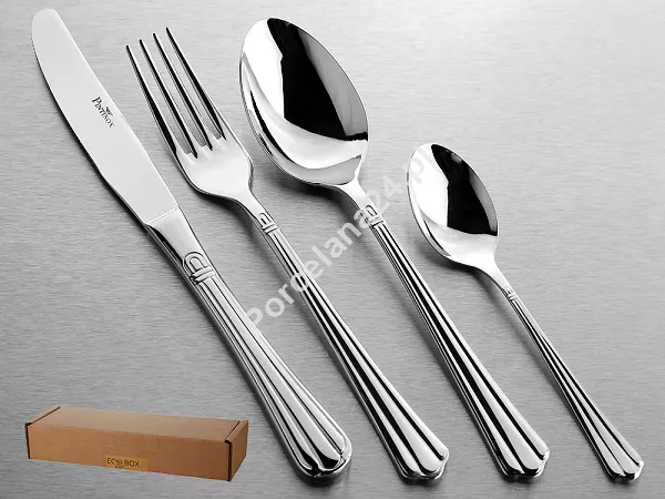 Komplet sztućców 24 cz. na 6 osób Pintinox 1929 - Bernini (3.0 mm) 23.BER.K24 Komplet sztućców 24 cz. na 6 osób Pintinox 1929 - Bernini (3.0 mm) 23.BER.K24