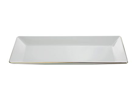 Półmisek 28 x 15 Lubiana - Classic White Gold