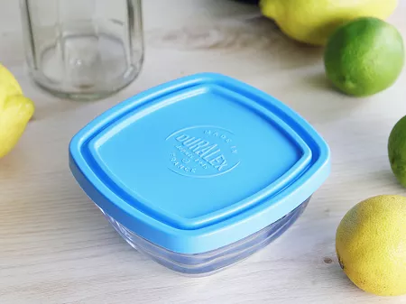 Pojemnik szklany kwadratowy / salaterka 300 ml Duralex - Freshbox 11.DX.FRK.40100